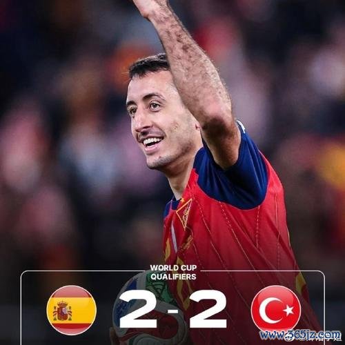 西班牙2-2土耳其晋级世界杯，奥尔莫、奥亚萨瓦尔破门，厄兹詹世界波